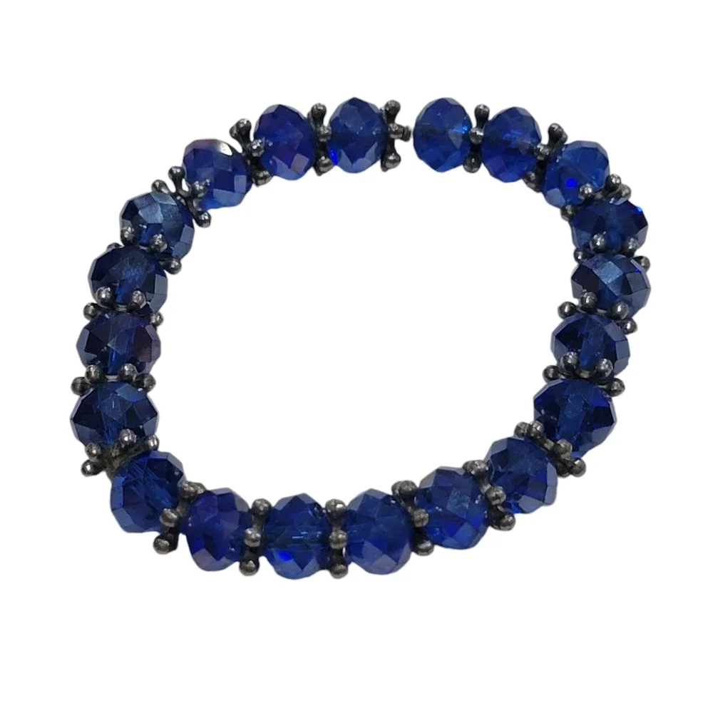 N/A blue beaded